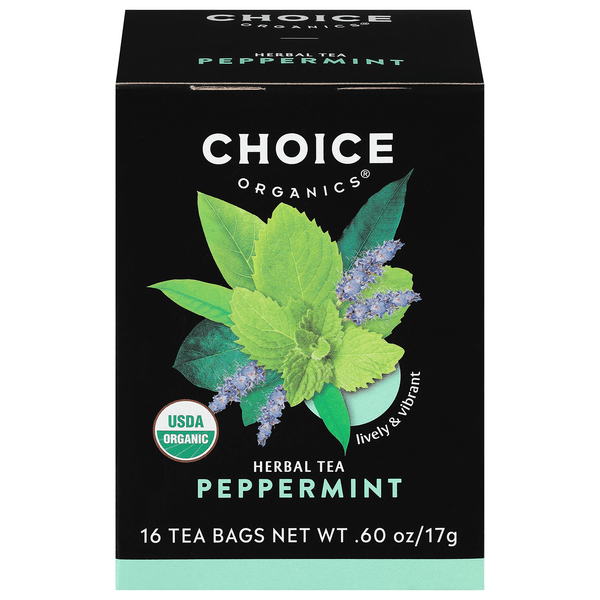 Save on Choice Organic Teas Peppermint Herbal Tea Bags Fair Trade Order
