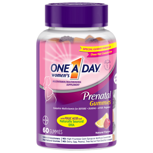 Save on One A Day Women's Multivitamin Prenatal Gummies with Folic Acid Order Online Delivery