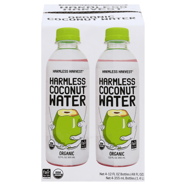 Save on Harmless Harvest Coconut Water Organic 4 pk Order Online
