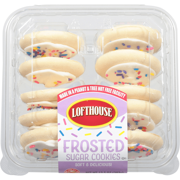 Save on Lofthouse Frosted Sugar Cookies 10 ct Order Online Delivery