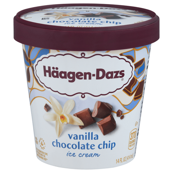 Save on HaagenDazs Ice Cream Vanilla Chocolate Chip Order Online