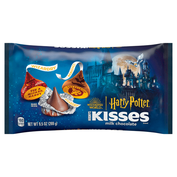 Save on Hershey's KISSES Milk Chocolate Candy Harry Potter Halloween