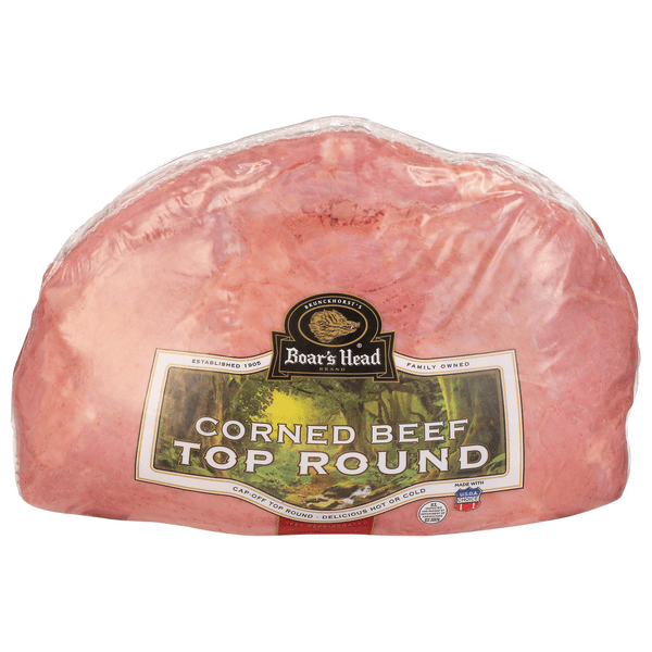 Save on Boar's Head Deli Corned Beef USDA Choice Top Round (Regular