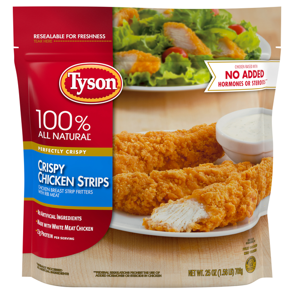 Save on Tyson Natural Breaded Chicken Strips Frozen Order Online