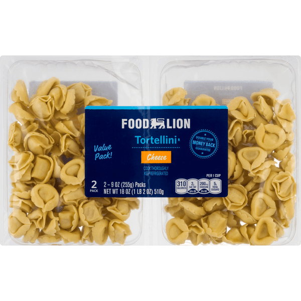 Save on Food Lion Tortellini Pasta Cheese Value Pack 2 ct Fresh Order