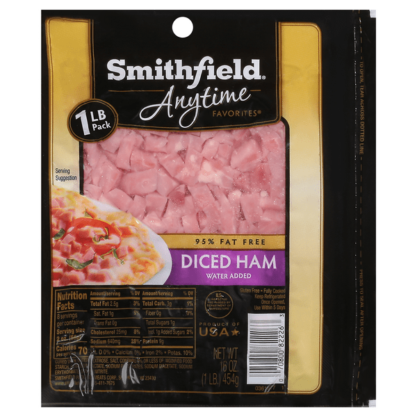 Save on Smithfield Anytime Favorites Ham Diced 95 Fat Free Order