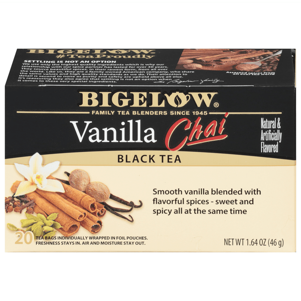 Save on Bigelow Vanilla Chai Black Tea Bags Order Online Delivery Giant