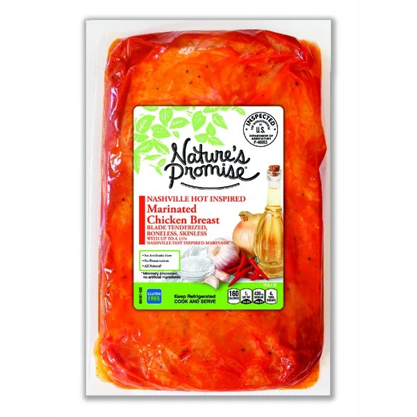 Save on Nature's Promise Marinated Chicken Breast Nashville Hot
