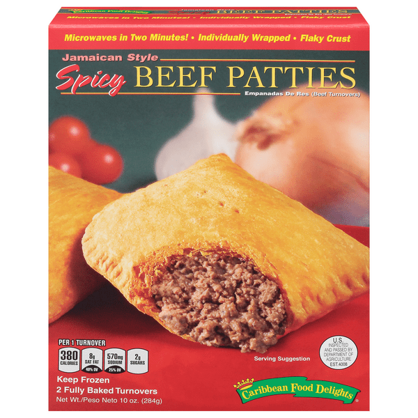 Save on Caribbean Food Delights Jamaican Style Spicy Beef Patties 2
