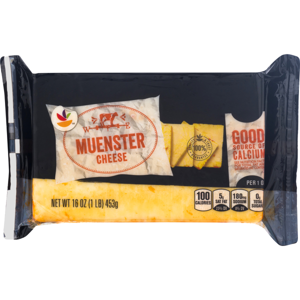 Packaged Muenster Cheese Block & Chunk Order Online & Save GIANT