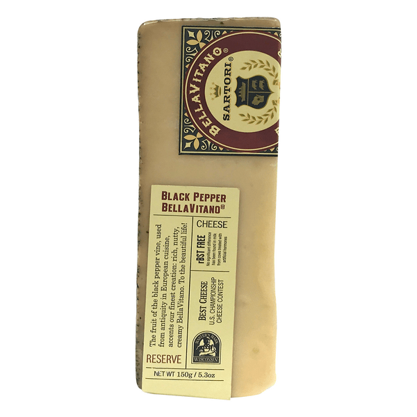Save on Sartori BellaVitano Cheese Chunk Black Pepper Order Online