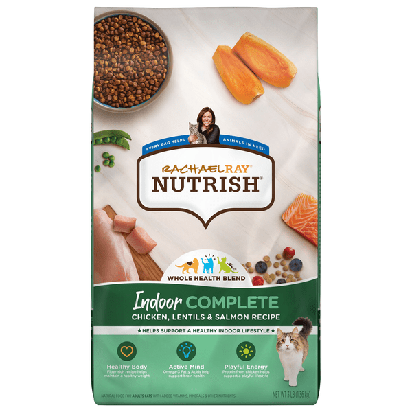 Save on Rachael Ray Nutrish Indoor Complete Chicken Lentil & Salmon Dry