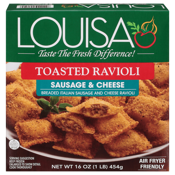 Save on Louisa Toasted Ravioli Sausage & Cheese Order Online Delivery