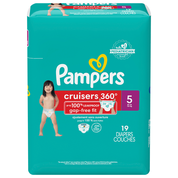 Save on Pampers Cruisers 360 Degrees Size 5 Diapers 27+ lbs Order Online Delivery Stop & Shop