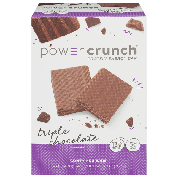 Save on Power Crunch Protein Energy Bar Triple Chocolate 5 ct Order