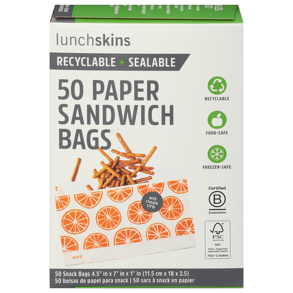 Save on lunchskins Paper Sandwich Bags Order Online Delivery Giant