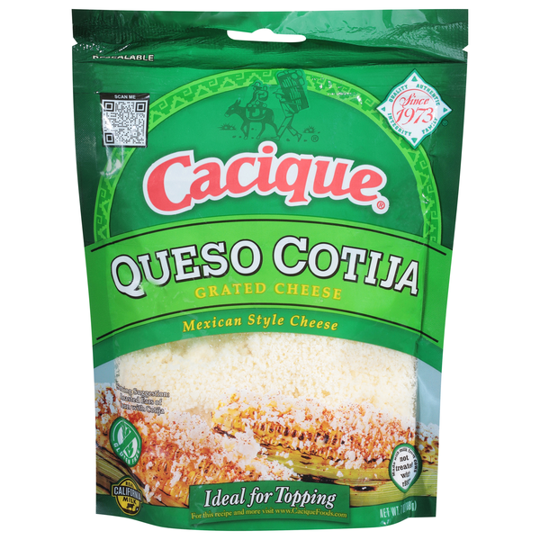 Save on Cacique Queso Cotija Mexican Style Grated Cheese Order Online