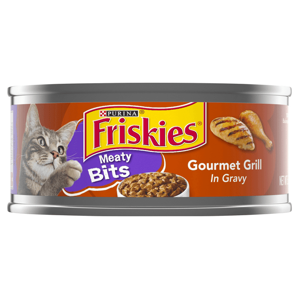 Save on Friskies Wet Cat Food Meaty Bits Gourmet Grill in Gravy Order