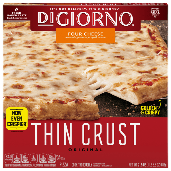 Save on DiGiorno Pizza Four Cheese Thin Crust Original Order Online