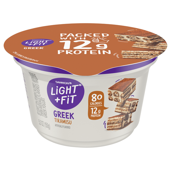 Save on Dannon Light + Fit Greek Yogurt Tiramisu Non Fat Order Online