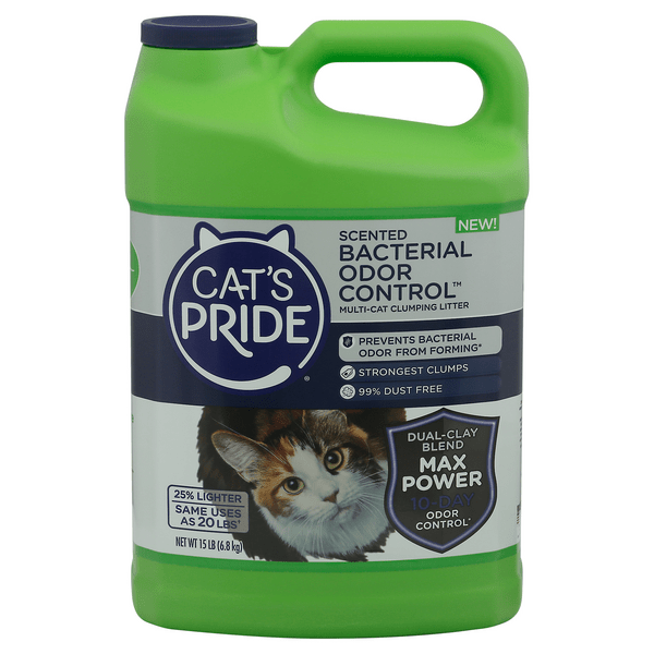 Save on Cat's Pride MultiCat Clumping Liter Scented Bacterial Odor