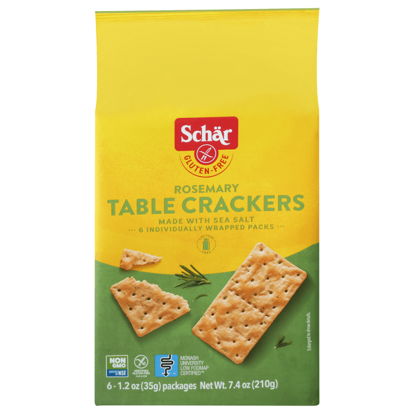 Save on Schar Table Crackers Rosemary Gluten Free 6 ct Order Online