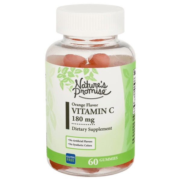 Save on Nature's Promise Vitamin C 180 mg Gummies Orange Flavor Gluten Free Order Online