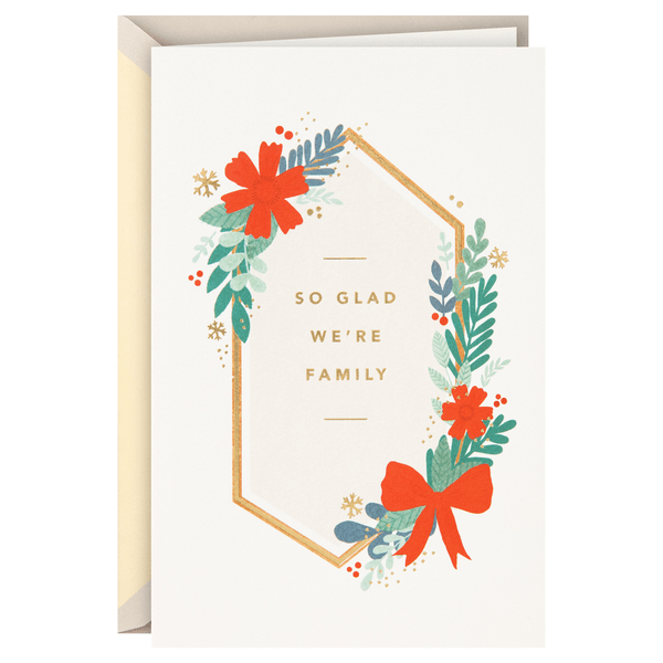 Save on Hallmark Signature Christmas Card for Family (So Glad We're