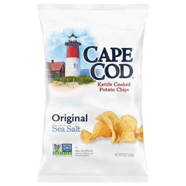 Save on Cape Cod Kettle Cooked Potato Chips with Sea Salt Original