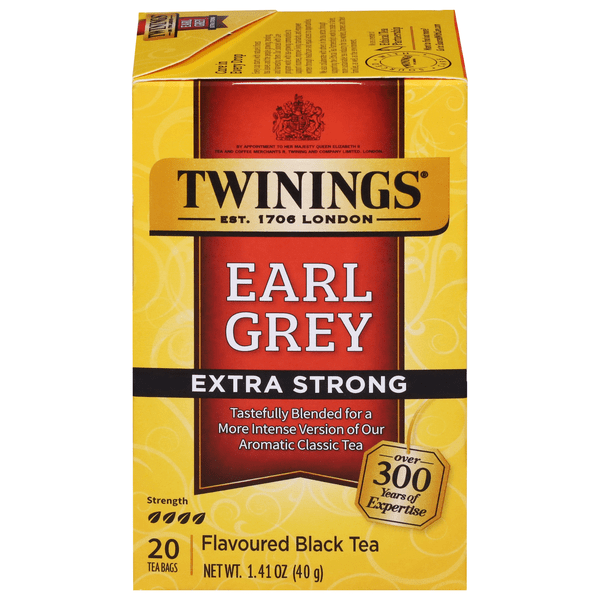 Save on Twinings of London Extra Strong Earl Grey Black Tea Bags Order