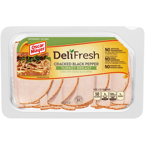 Save on Oscar Mayer Deli Fresh Cracked Black Pepper Turkey Breast