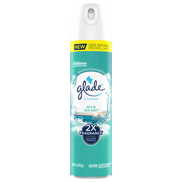 Save on Glade Air Freshener Sky & Sea Salt Aerosol Spray Order Online