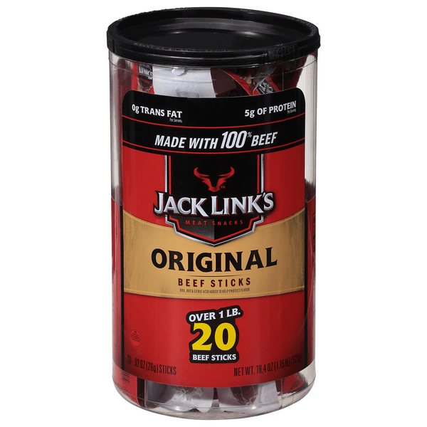 Save on Jack Link's Beef Sticks Original 20 ct Order Online Delivery
