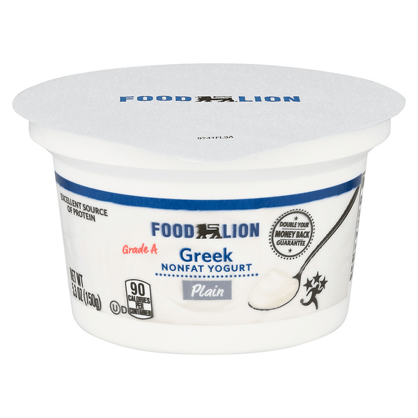 Save on Food Lion Greek Yogurt Plain Non Fat Order Online Delivery Food Lion