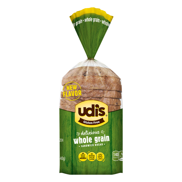 Save on Udi's Gluten Free Delicious Multigrain Sandwich Bread Frozen