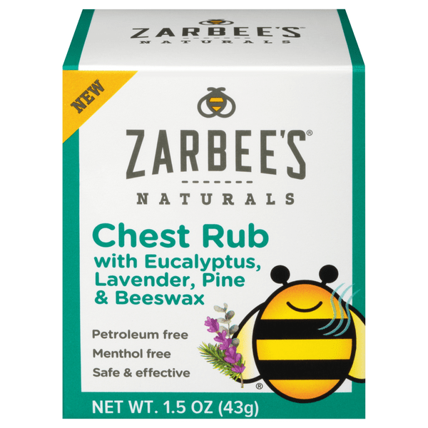 Save on Zarbee's Naturals Chest Rub with Eucalyptus Lavender Pine