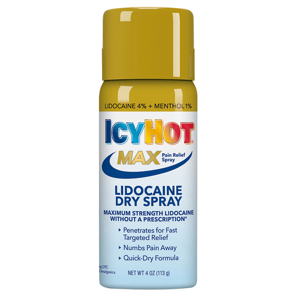 Save on Icy Hot Lidocaine + Menthol Pain Relief Dry Spray Order Online