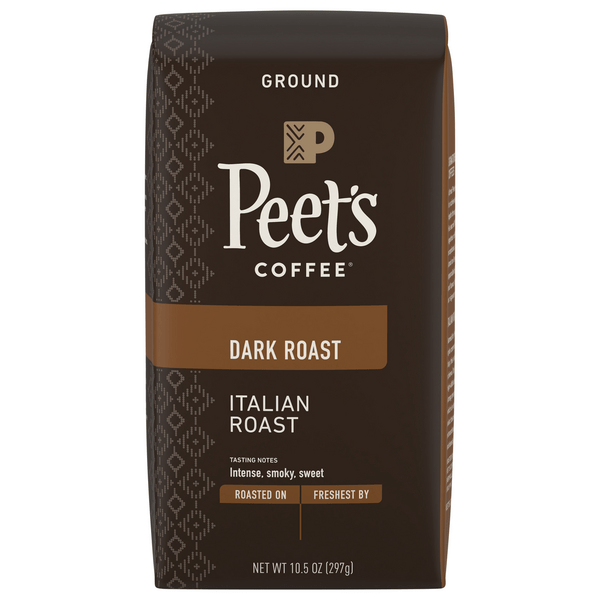 Save on Peet's Coffee Italian Roast Coffee Dark Roast (Ground) Order