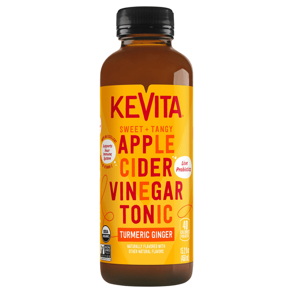 Save on KeVita Cleansing Probiotic Apple Cider Vinegar Tonic Tumeric
