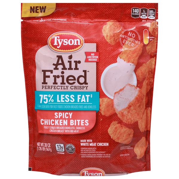 Save on Tyson Air Fried Chicken Bites Spicy Order Online Delivery