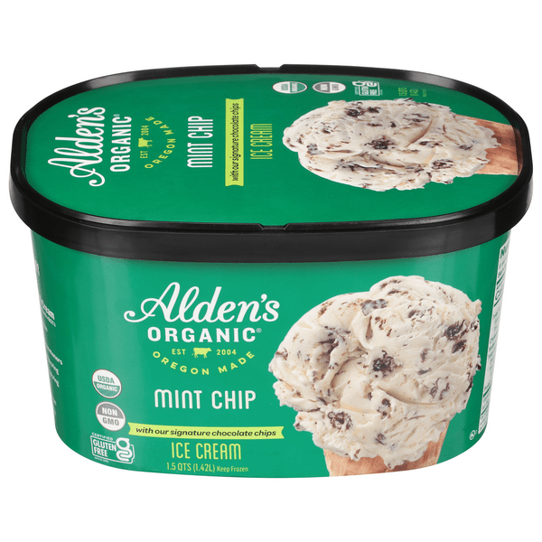 Save on Alden's Organic Ice Cream Mint Chip Order Online Delivery Giant