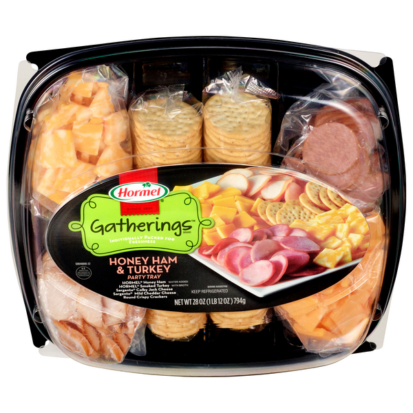 Save on Hormel Gatherings Hard Salami & Pepperoni Party Tray Order