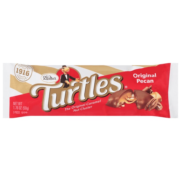 Save on DeMet's Turtles Original Pecan Nut Cluster Order Online