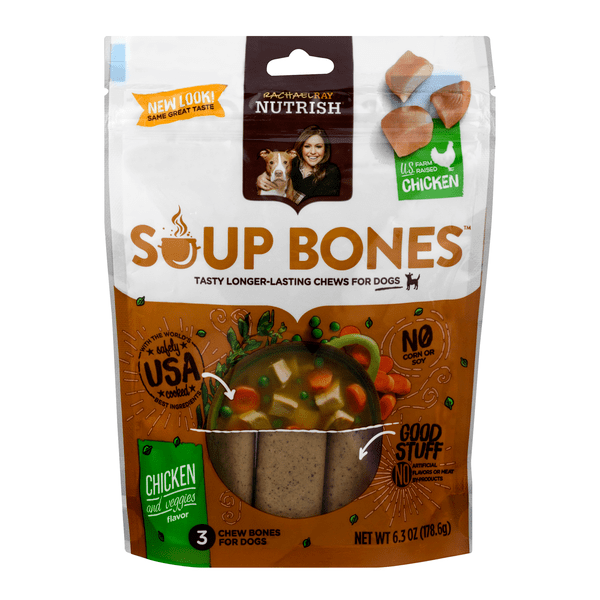 Save on Rachael Ray Nutrish Dog Treats Soup Bones Chicken & Veggies 3