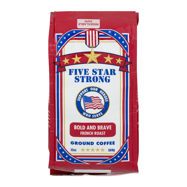 Save on Five Star Strong Coffee French Roast (Ground) Order Online