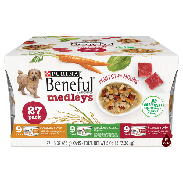 Save on Purina Beneful Medleys Wet Dog Food Variety Pack 30 ct Order Online Delivery Stop & Shop