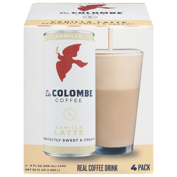 Save on La Colombe Latte Coffee Drink Vanilla 4 pk Order Online