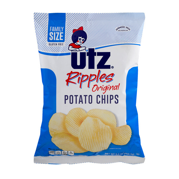 Utz Ripples Fried Dill Pickle Potato Chips, 50 OFF