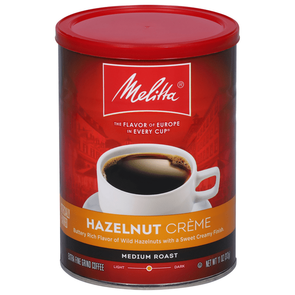Save on Melitta Hazelnut Creme Medium Roast Coffee (Ground) Order
