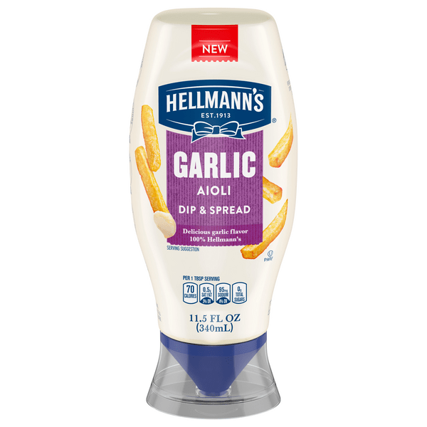 Save on Hellmann's Garlic Aioli Dip & Spread Order Online Delivery GIANT